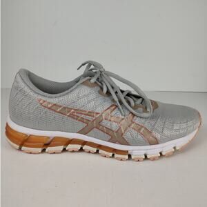 Asics Gel-Quantum 180 silver/pink athletic casual running shoes womens size 9